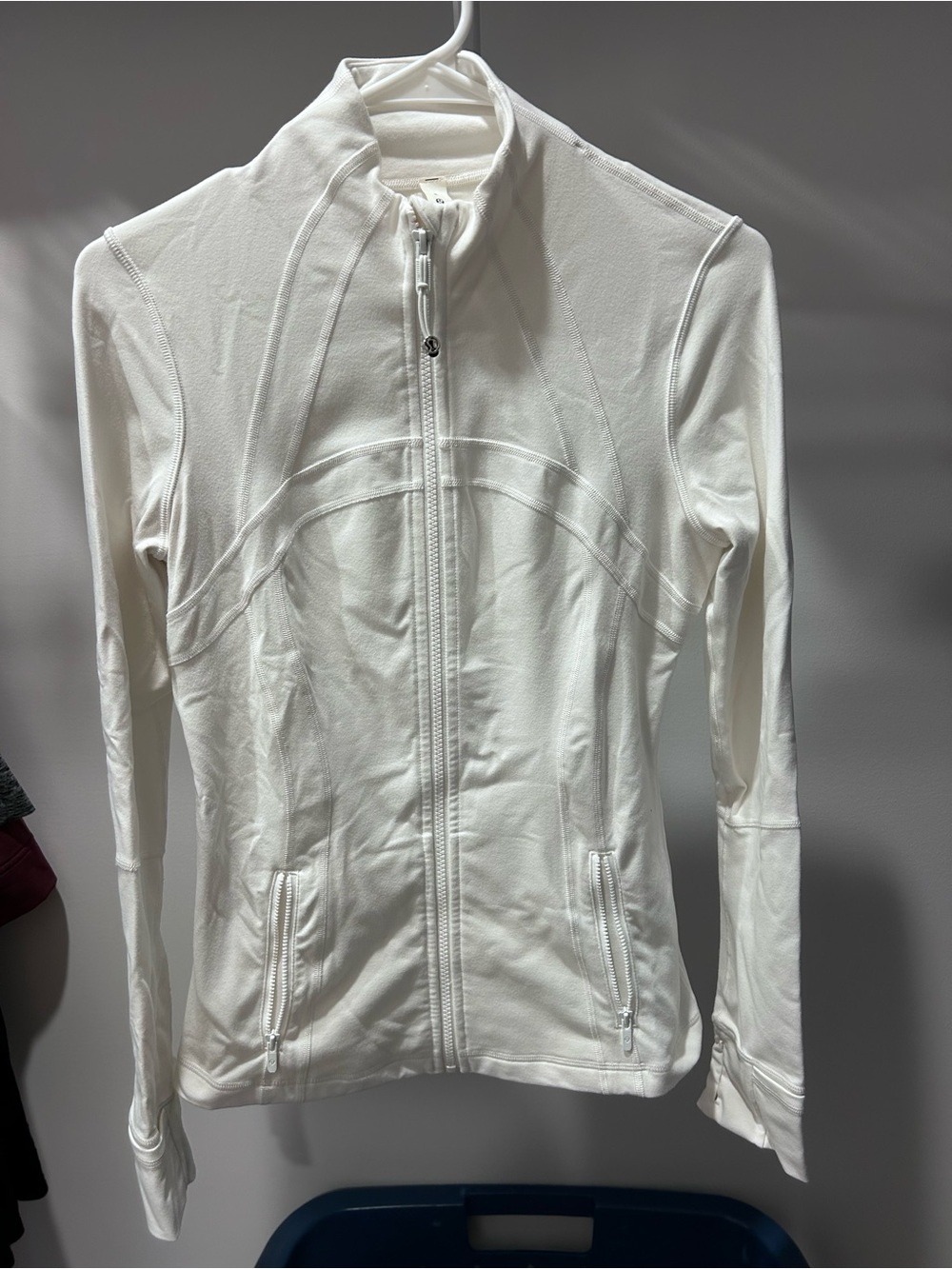 White Lululemon Full-Zip Women's Jacket